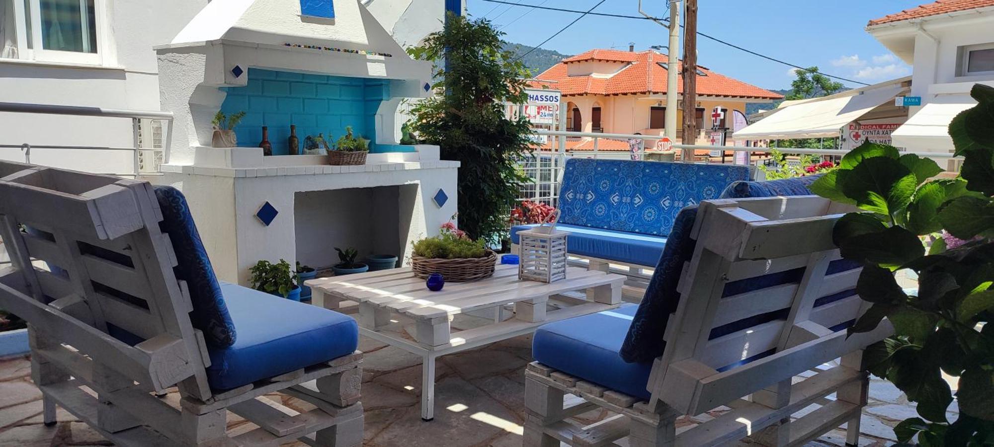 Celeste Deluxe Apartments Skala Potamia  Ngoại thất bức ảnh