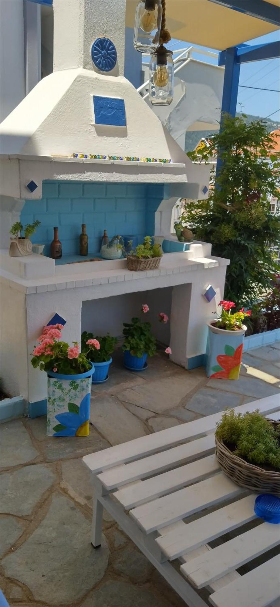 Celeste Deluxe Apartments Skala Potamia  Ngoại thất bức ảnh