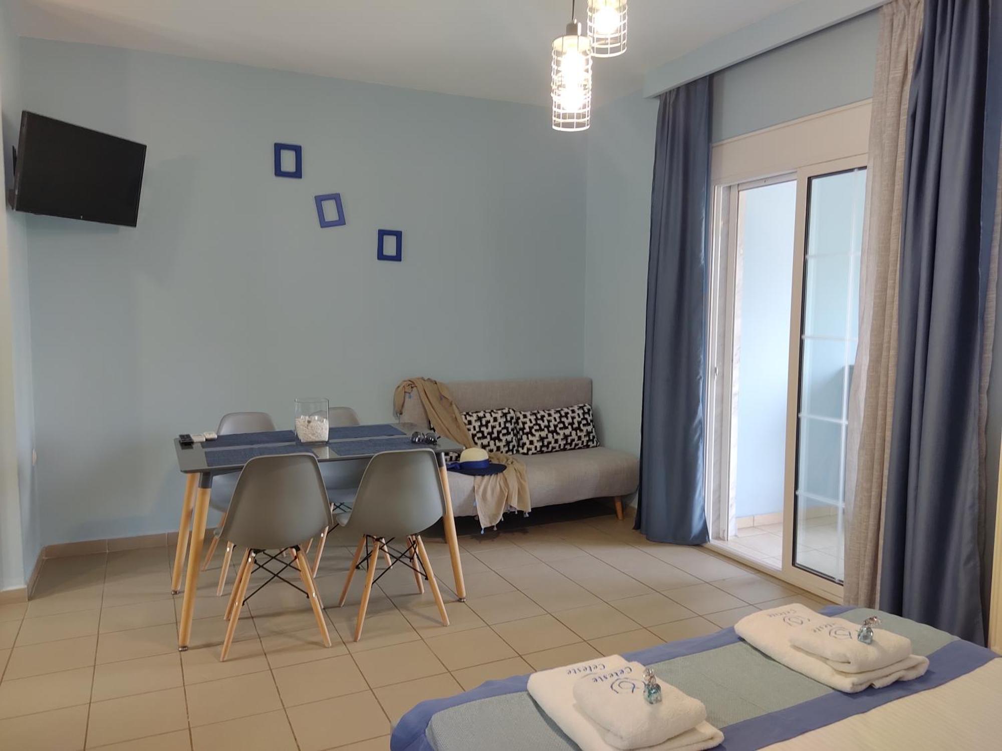 Celeste Deluxe Apartments Skala Potamia  Ngoại thất bức ảnh