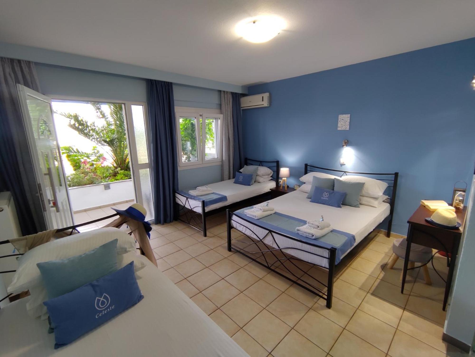 Celeste Deluxe Apartments Skala Potamia  Ngoại thất bức ảnh