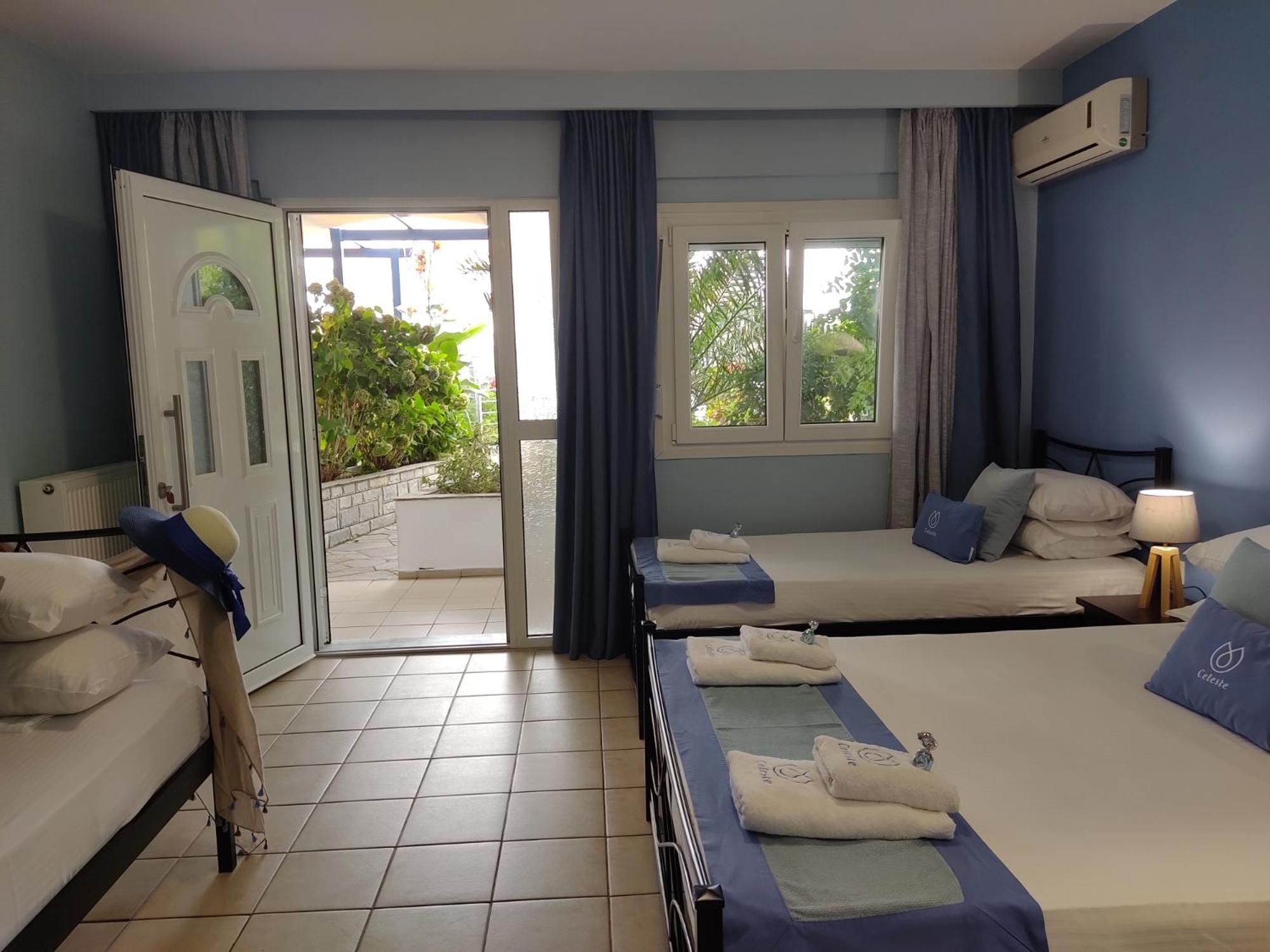 Celeste Deluxe Apartments Skala Potamia  Phòng bức ảnh