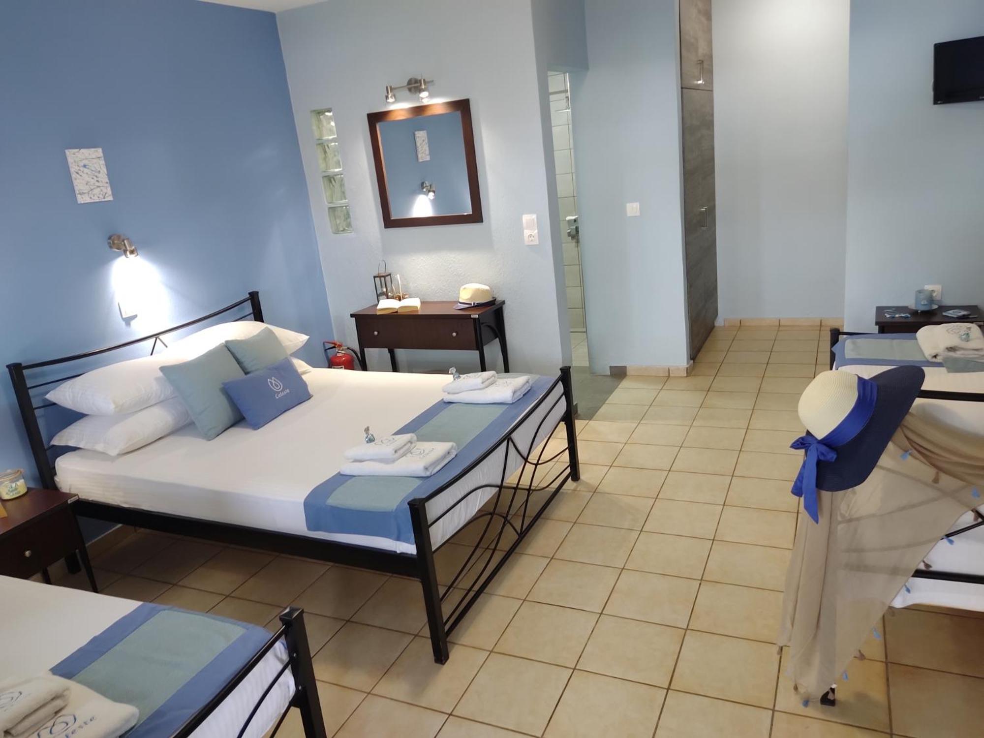 Celeste Deluxe Apartments Skala Potamia  Phòng bức ảnh